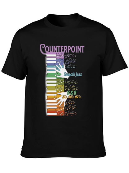 Counterpoint Music Graphic Tee - Retro R&B Smooth Jazz