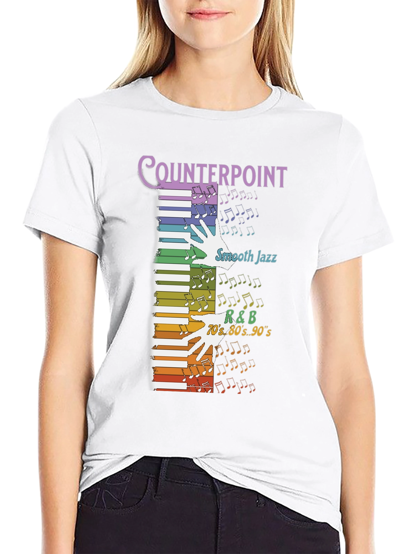Counterpoint Music Graphic Tee - Retro R&B Smooth Jazz