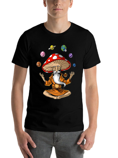 Mushroom Wizard Meditation T-Shirt