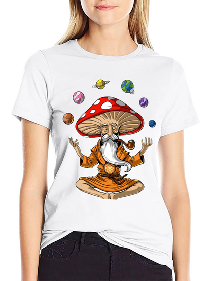 Mushroom Wizard Meditation T-Shirt