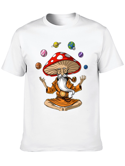 Mushroom Wizard Meditation T-Shirt