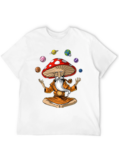 Mushroom Wizard Meditation T-Shirt