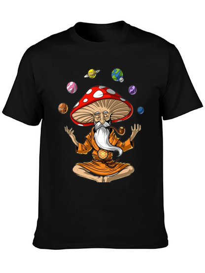 Mushroom Wizard Meditation T-Shirt