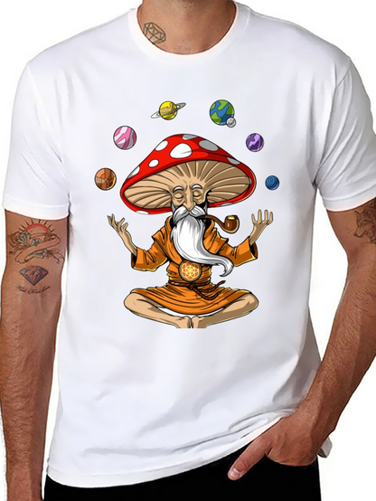 Mushroom Wizard Meditation T-Shirt