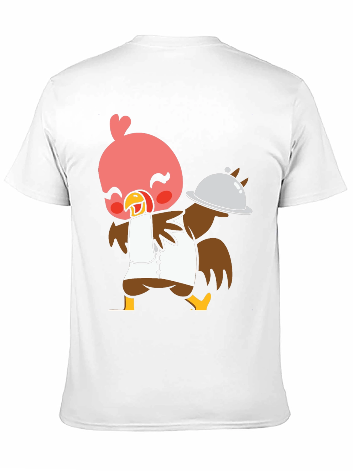 Chef Turkey T-Shirt - Cute Cartoon Bird Design