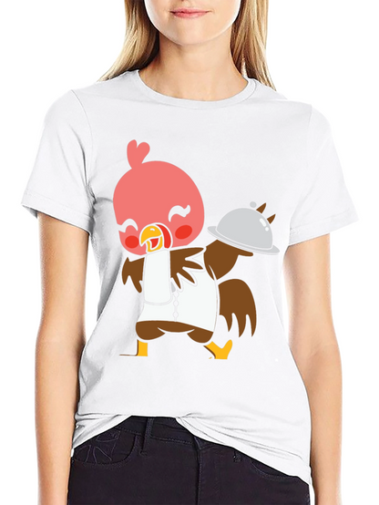 Chef Turkey T-Shirt - Cute Cartoon Bird Design