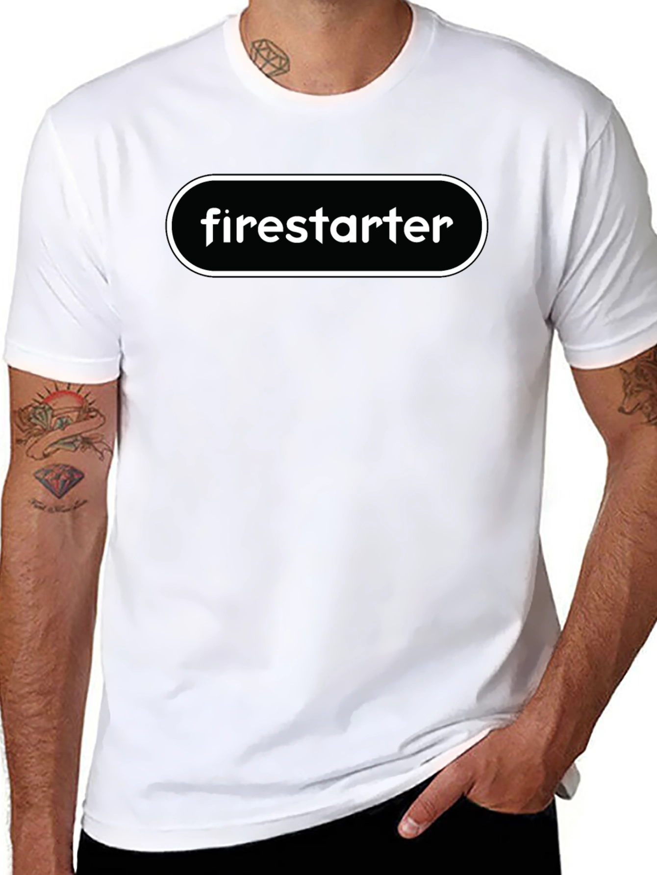 Firestarter Black Graphic T-Shirt