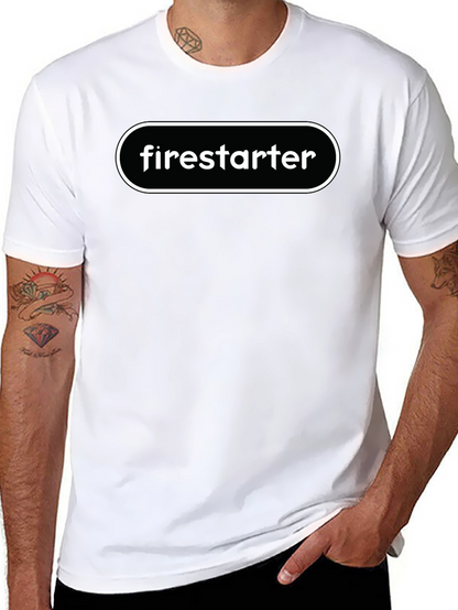Firestarter Black Graphic T-Shirt