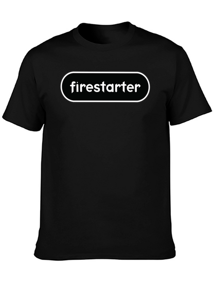 Firestarter Black Graphic T-Shirt