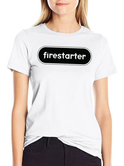 Firestarter Black Graphic T-Shirt