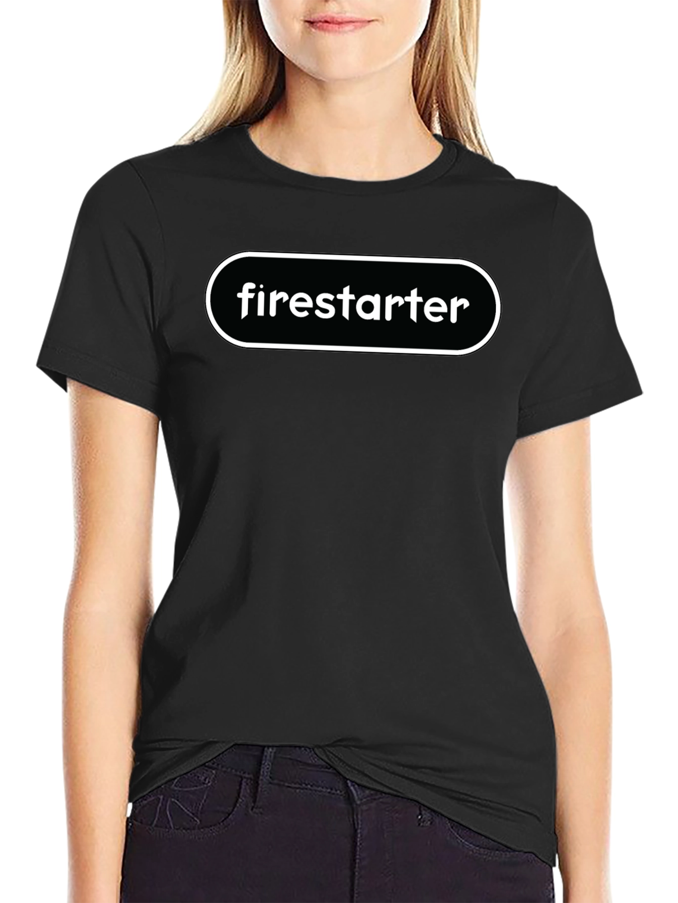 Firestarter Black Graphic T-Shirt