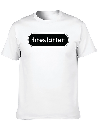 Firestarter Black Graphic T-Shirt
