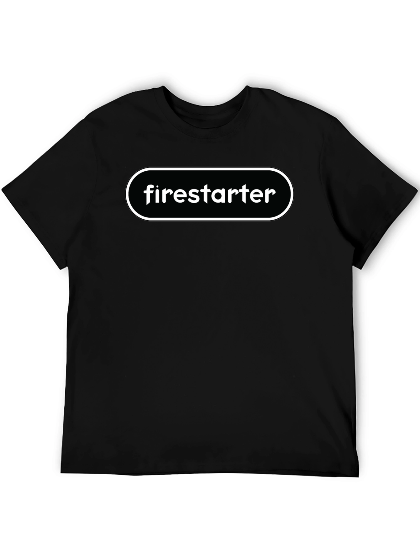 Firestarter Black Graphic T-Shirt