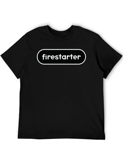 Firestarter Black Graphic T-Shirt