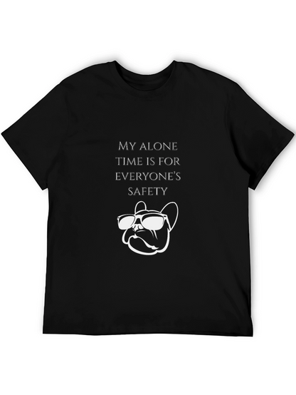 My Alone Time T-Shirt: Dog with Sunglasses Funny Tee