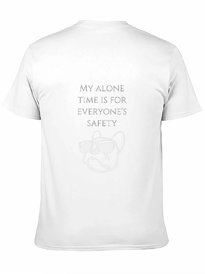 My Alone Time T-Shirt: Dog with Sunglasses Funny Tee
