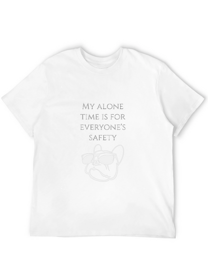 My Alone Time T-Shirt: Dog with Sunglasses Funny Tee