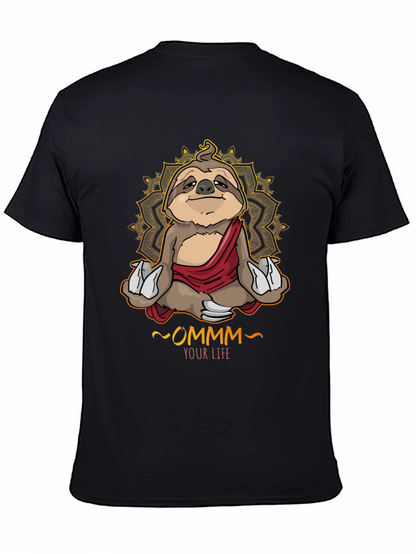 Meditating Sloth T-Shirt - OMMM Your Life Tee