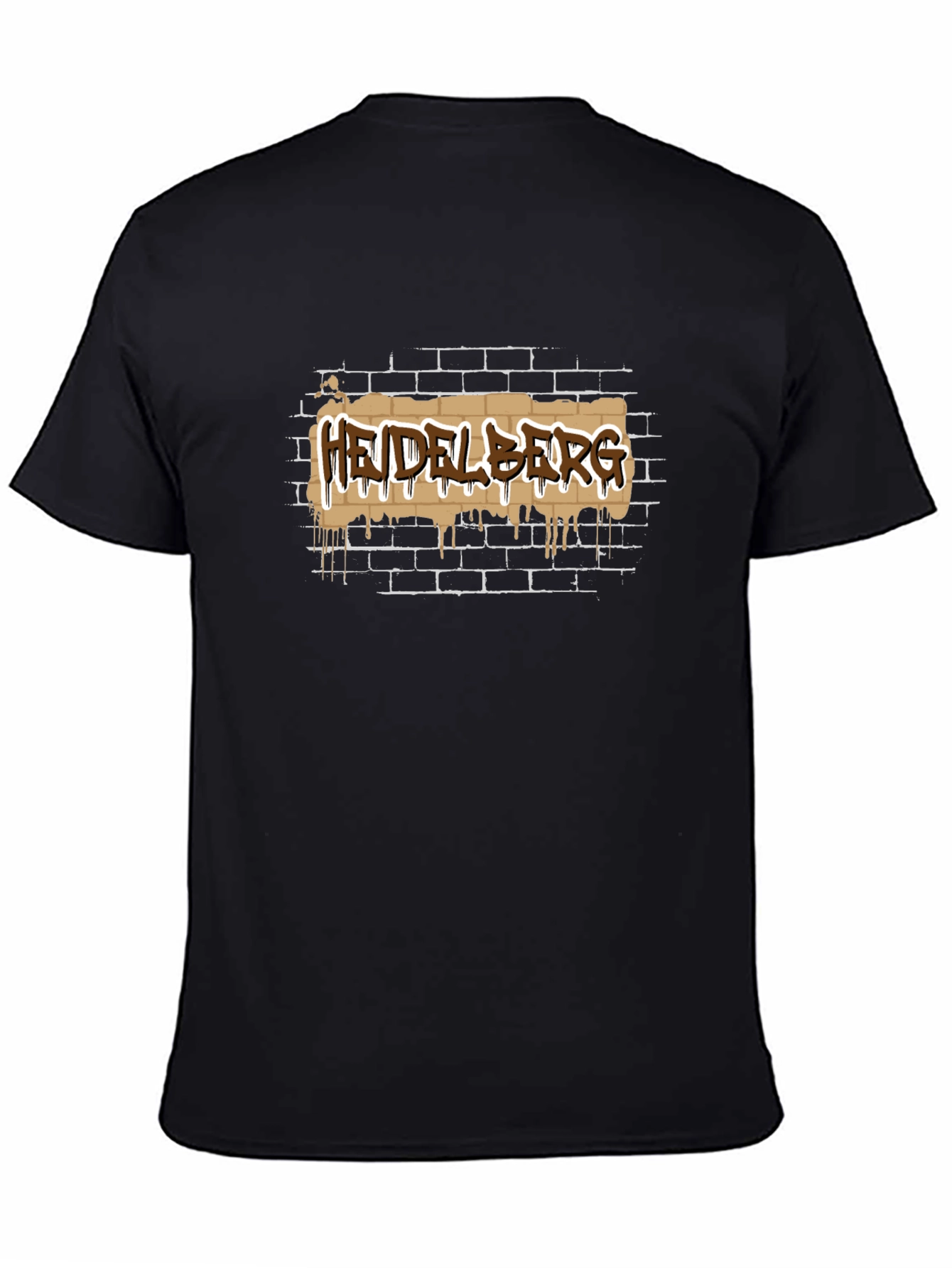 Heidelberg Graffiti Black T-Shirt