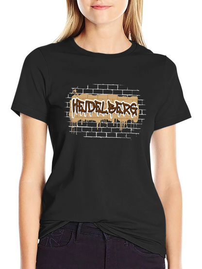 Heidelberg Graffiti Black T-Shirt