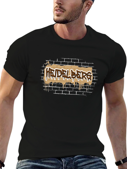 Heidelberg Graffiti Black T-Shirt