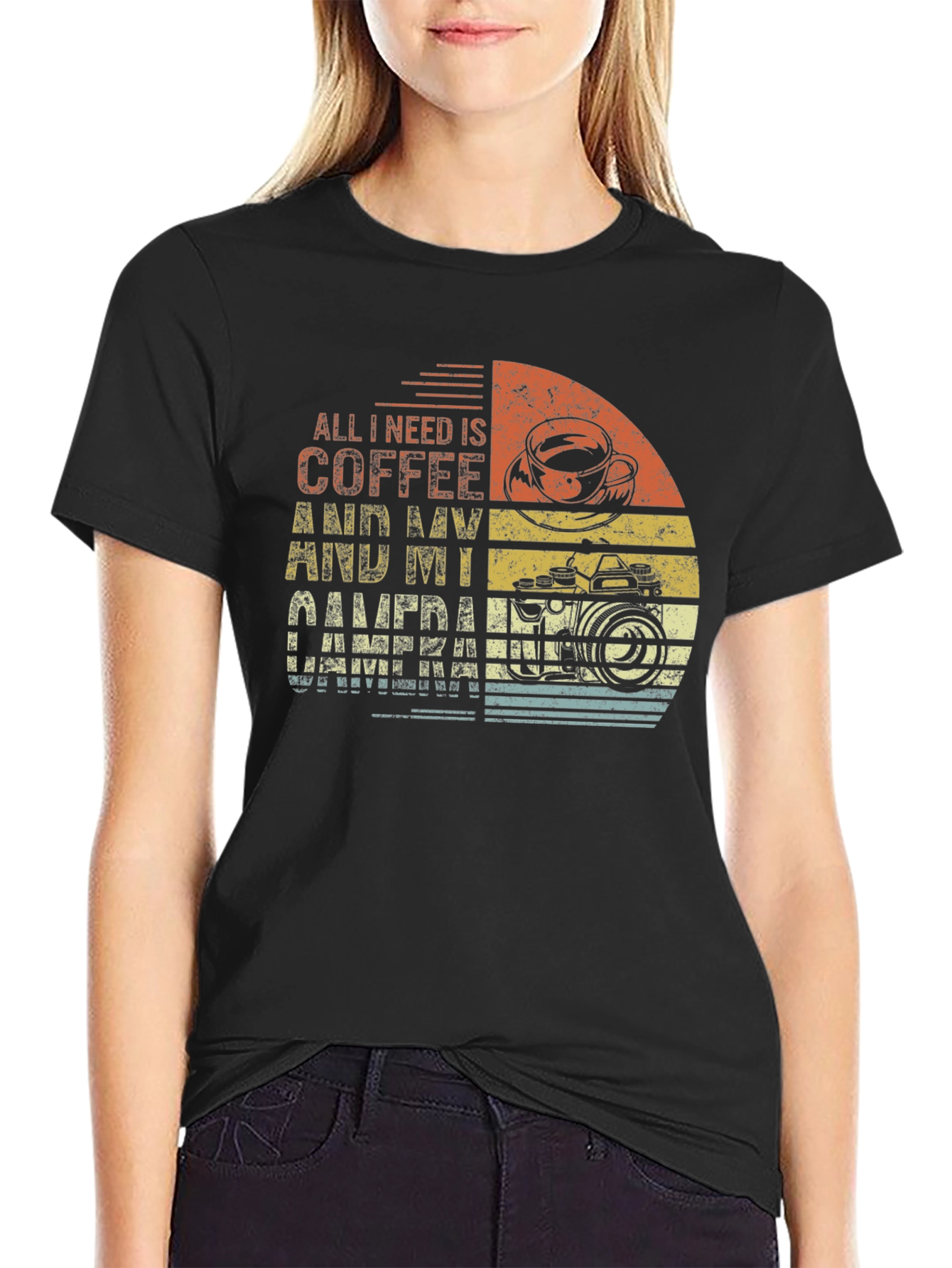 Coffee & Camera Graphic Tee
