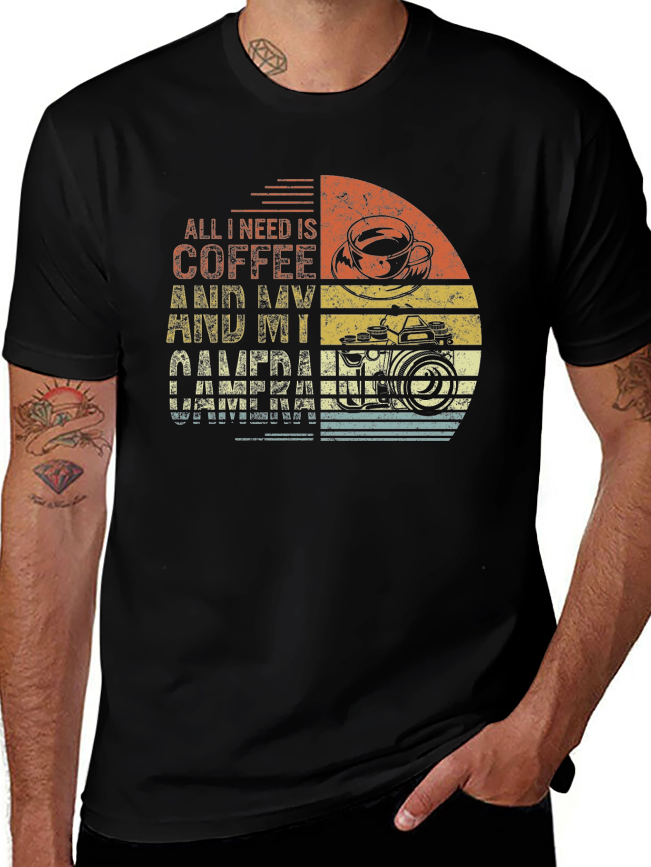 Coffee & Camera Graphic Tee