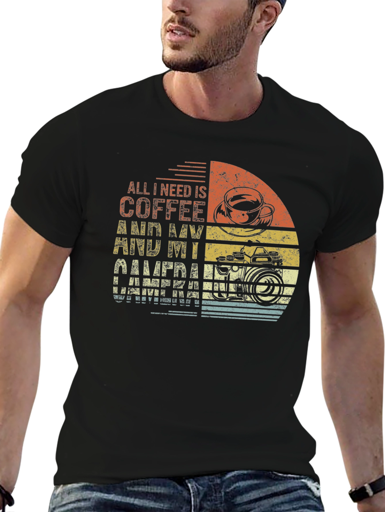 Coffee & Camera Graphic Tee