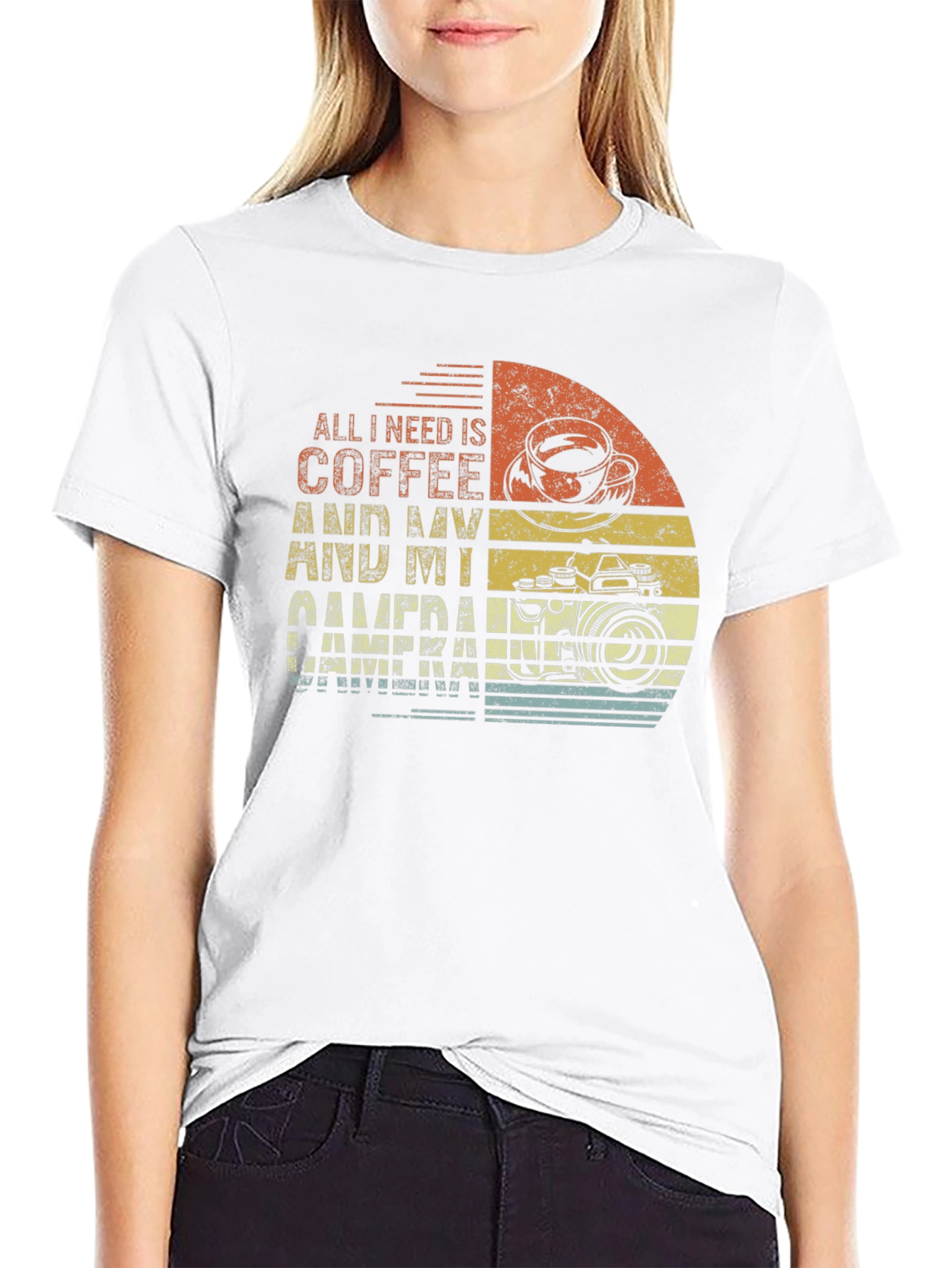 Coffee & Camera Graphic Tee