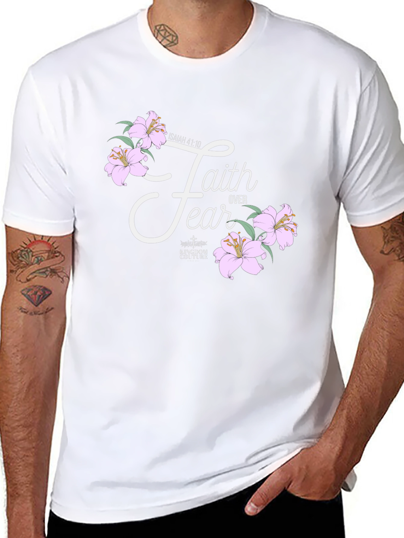 Faith Over Fear Graphic T-Shirt - Christian Apparel