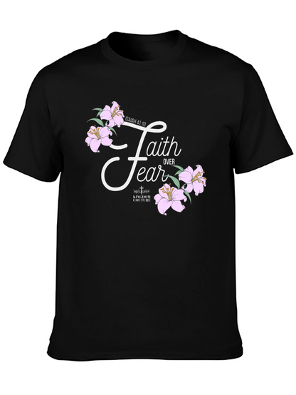 Faith Over Fear Graphic T-Shirt - Christian Apparel