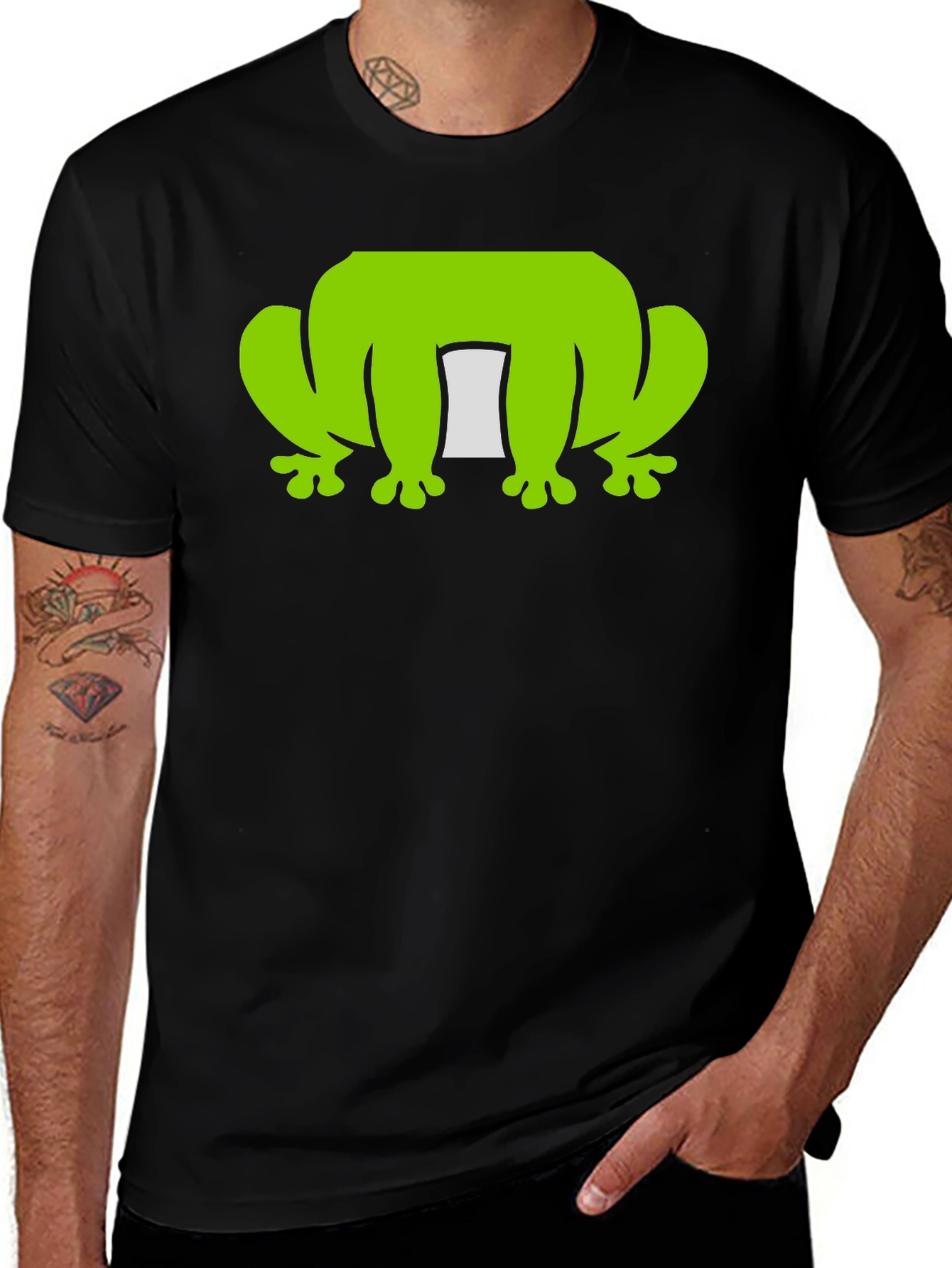 Frog Butt Tee - Funny Graphic T-Shirt