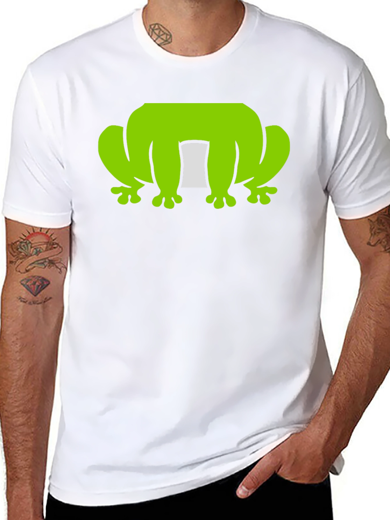Frog Butt Tee - Funny Graphic T-Shirt