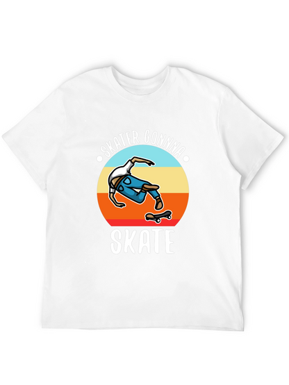 Skater Gonna Skate Graphic T-Shirt Black