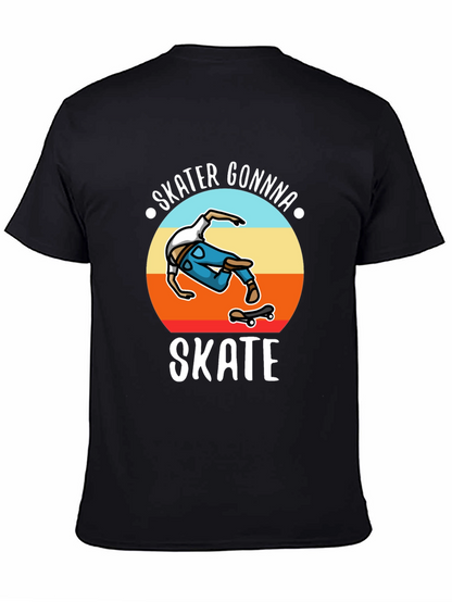 Skater Gonna Skate Graphic T-Shirt Black