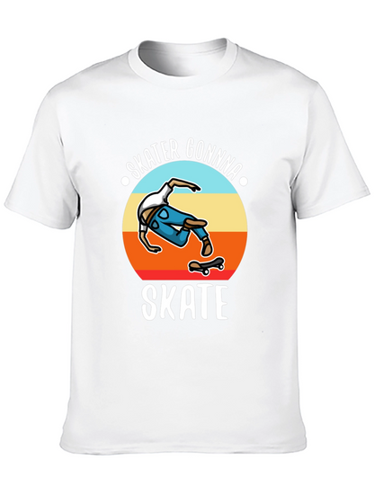 Skater Gonna Skate Graphic T-Shirt Black