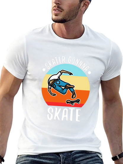Skater Gonna Skate Graphic T-Shirt Black