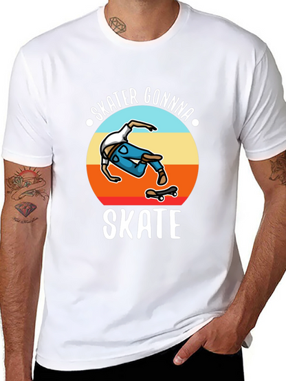 Skater Gonna Skate Graphic T-Shirt Black