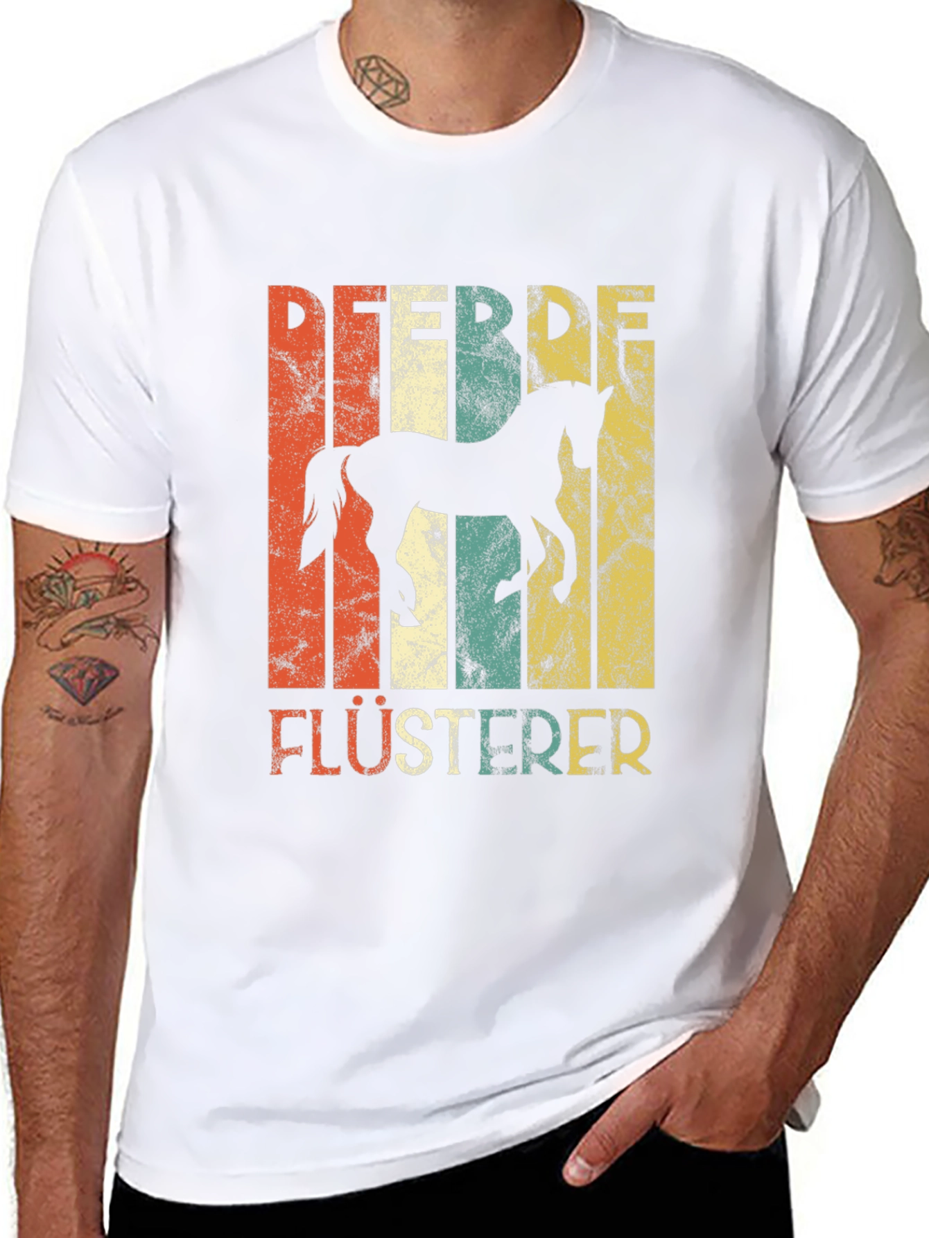 Horse Whisperer T-Shirt - Retro German Design