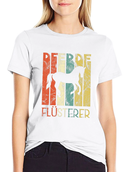 Horse Whisperer T-Shirt - Retro German Design