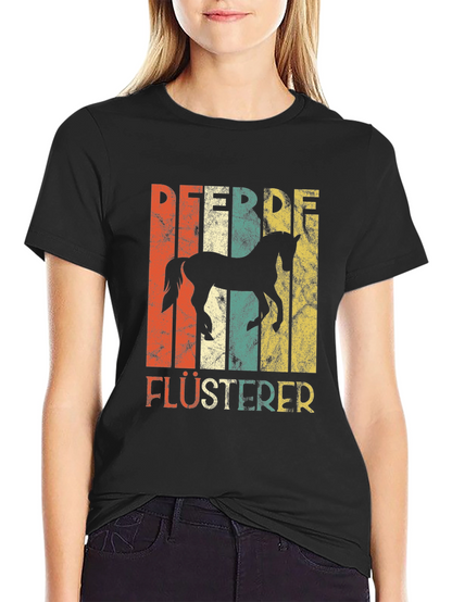 Horse Whisperer T-Shirt - Retro German Design