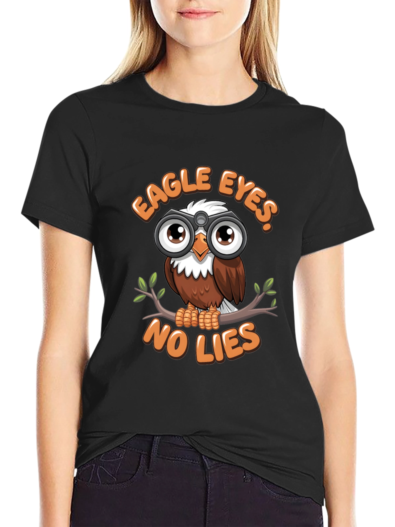 Eagle Eyes No Lies Graphic T-Shirt