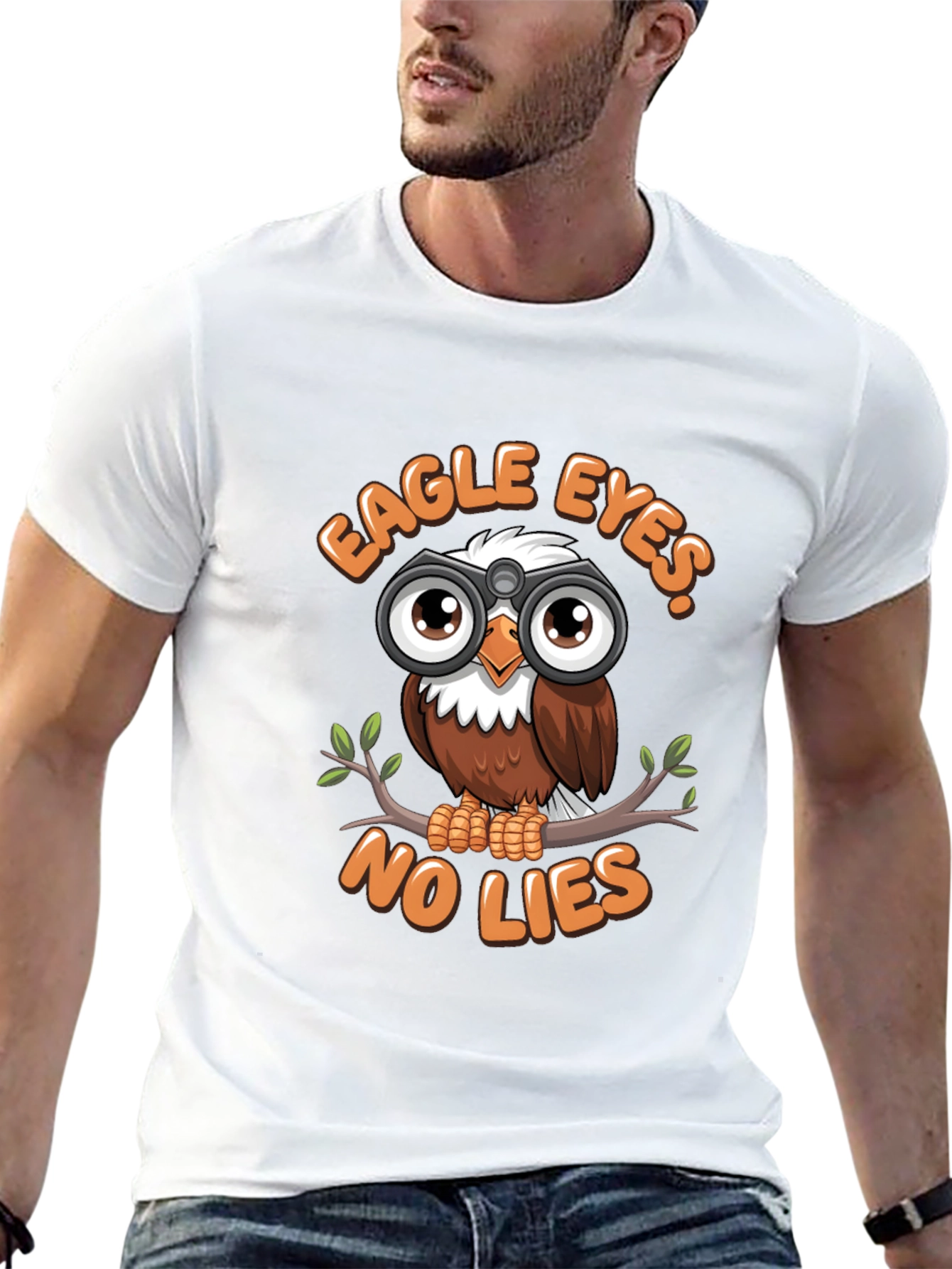 Eagle Eyes No Lies Graphic T-Shirt
