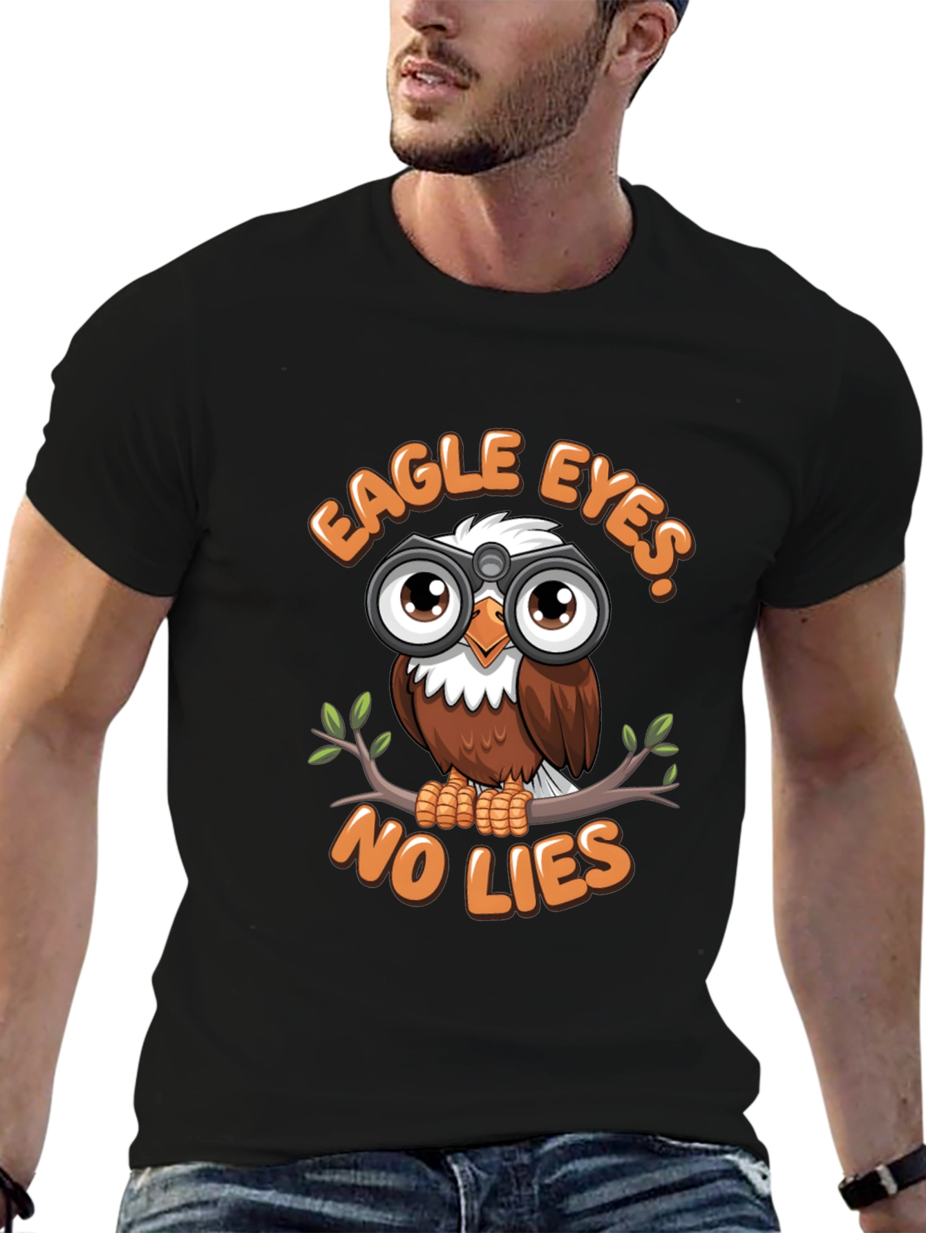 Eagle Eyes No Lies Graphic T-Shirt