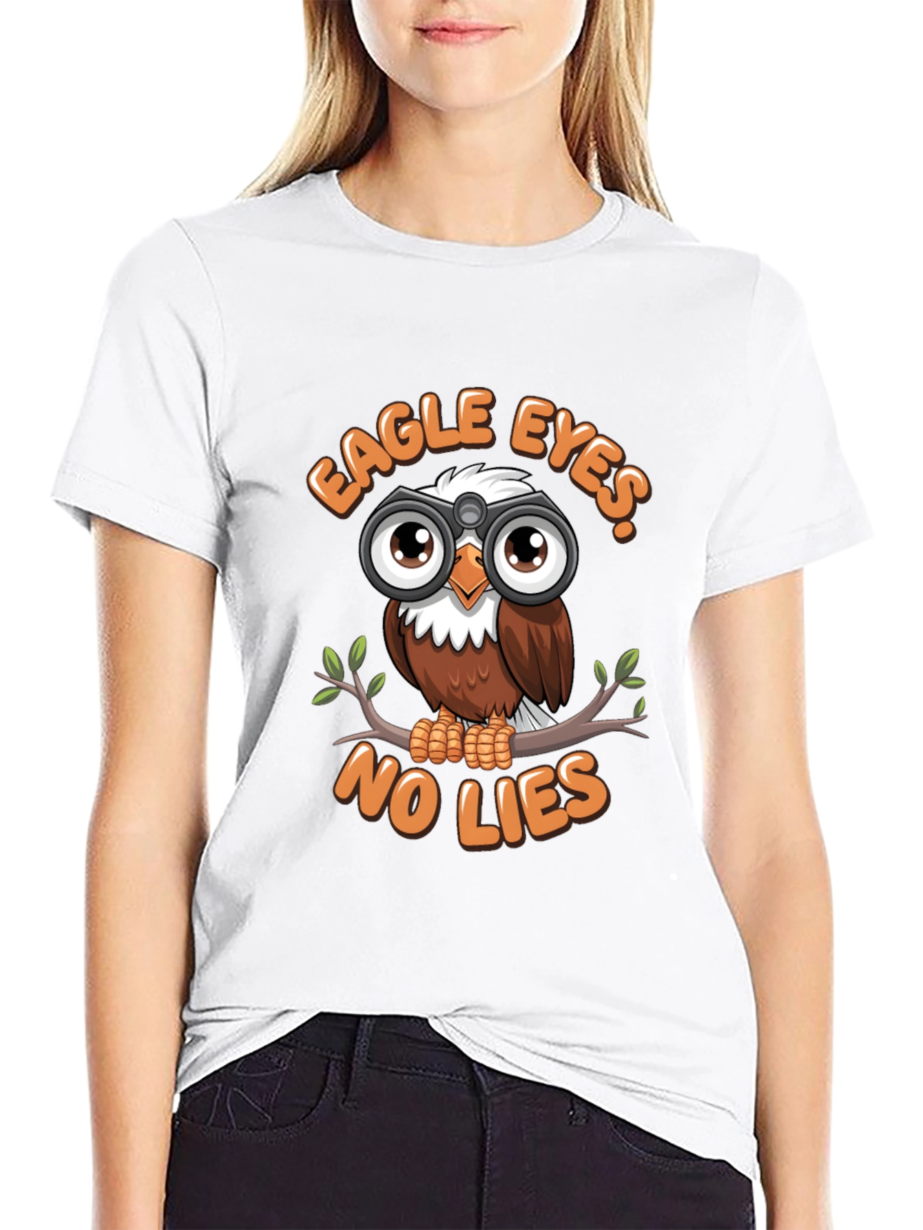 Eagle Eyes No Lies Graphic T-Shirt
