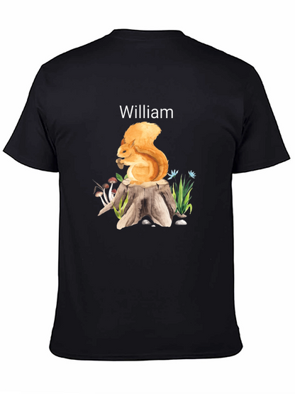 Whimsical Squirrel Personalized T-Shirt