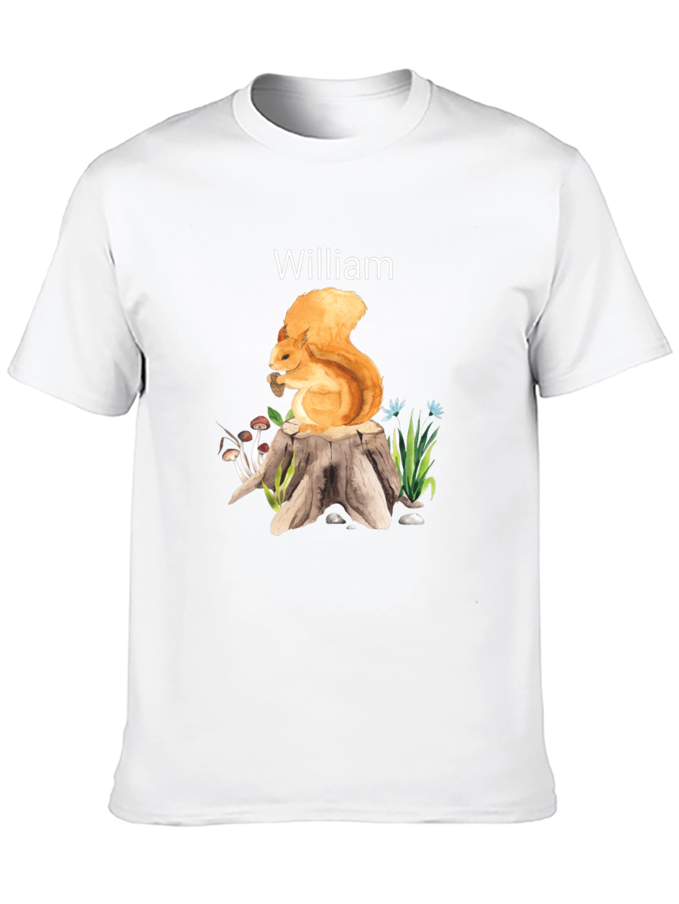 Whimsical Squirrel Personalized T-Shirt