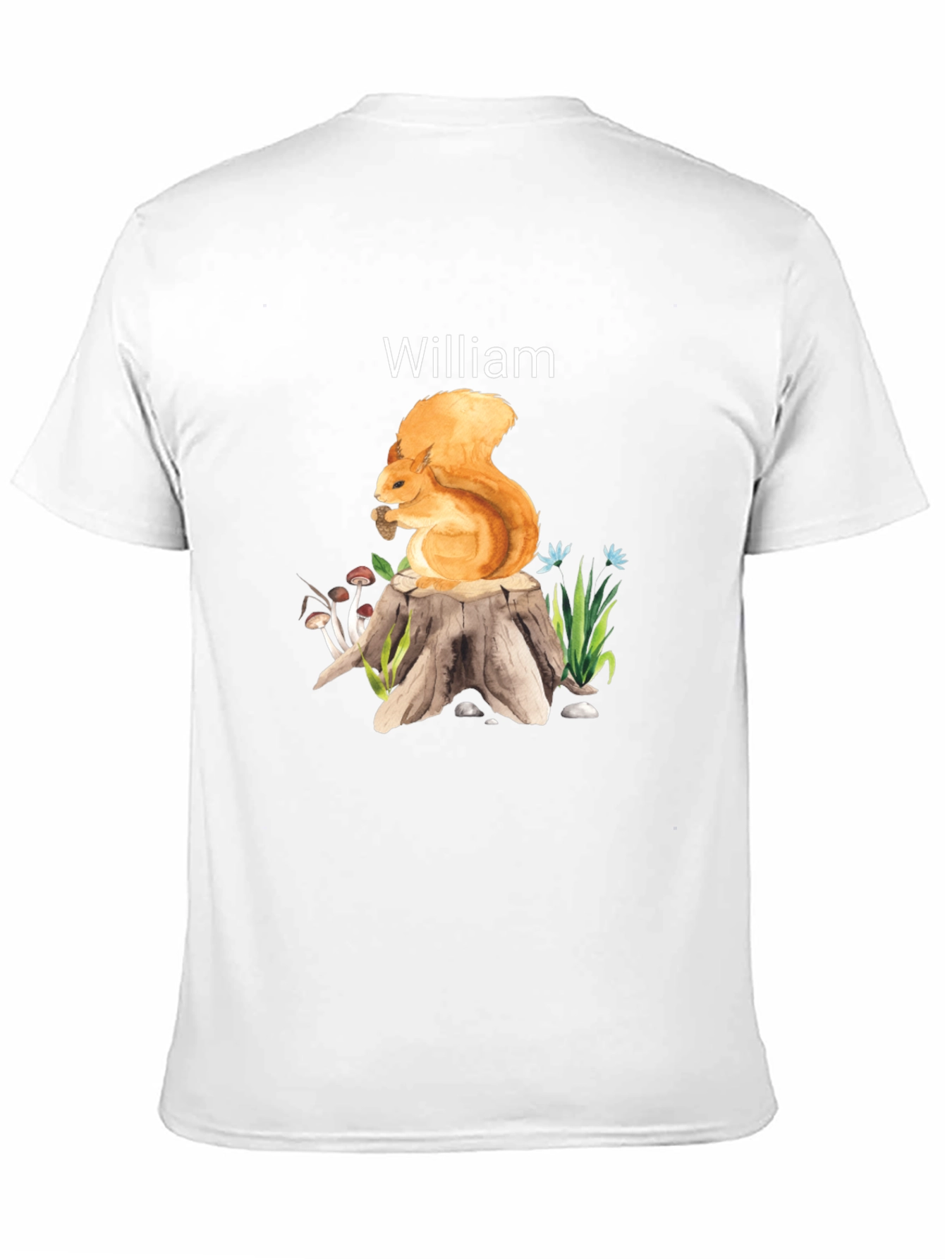 Whimsical Squirrel Personalized T-Shirt