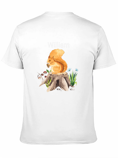 Whimsical Squirrel Personalized T-Shirt