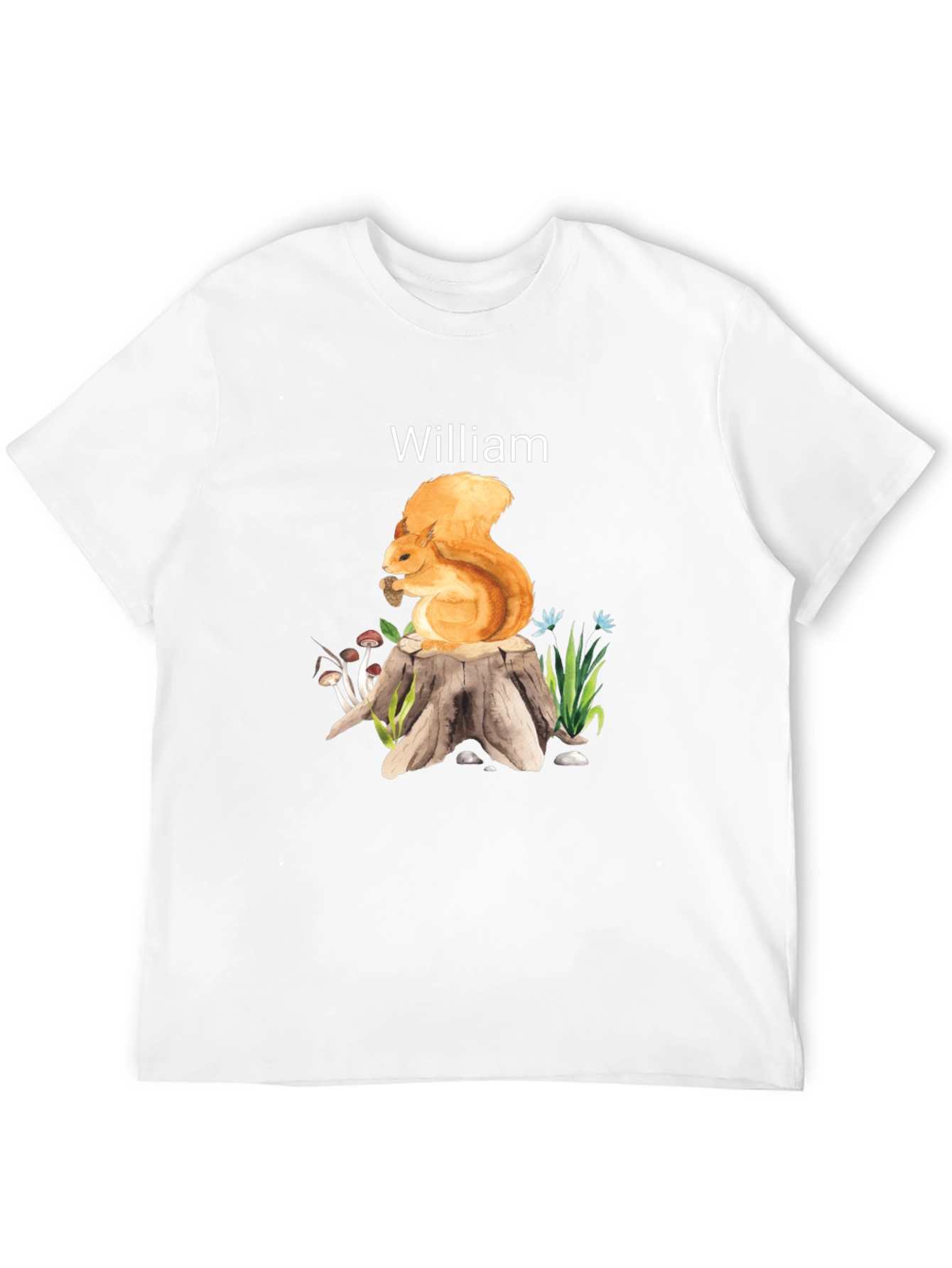 Whimsical Squirrel Personalized T-Shirt